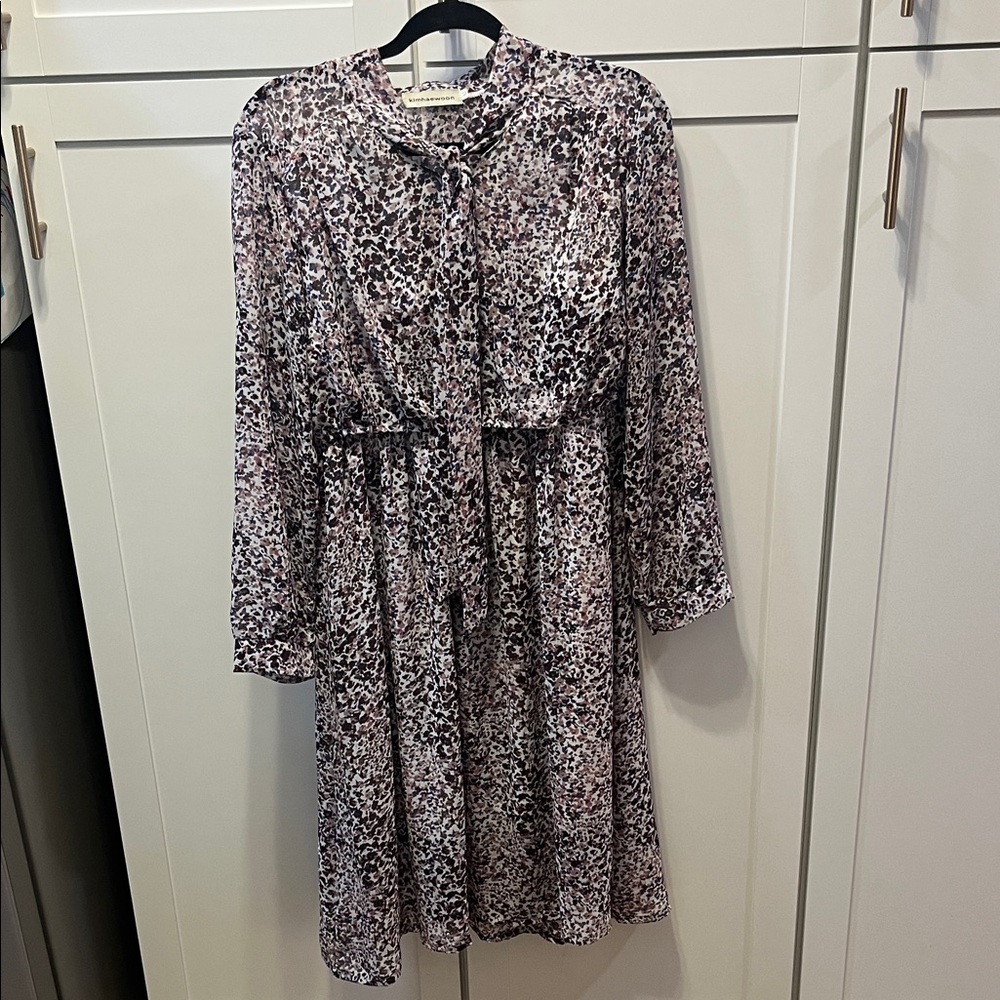 Elegant Floral Print Dress